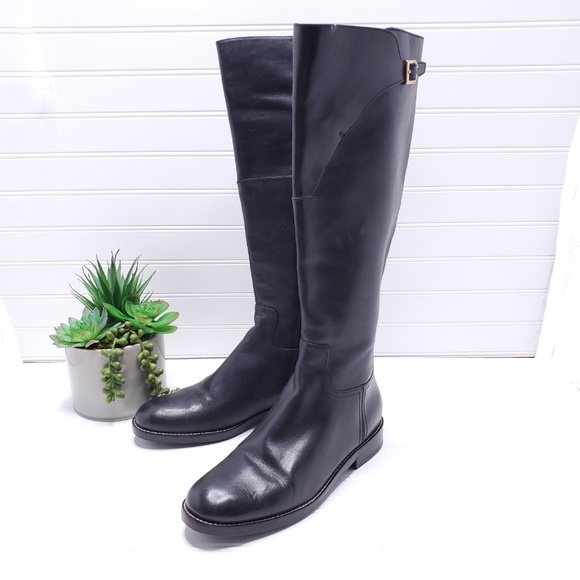 Cole Haan Harrington Knee High Riding Boots Sz 8 - Picture 3 of 8